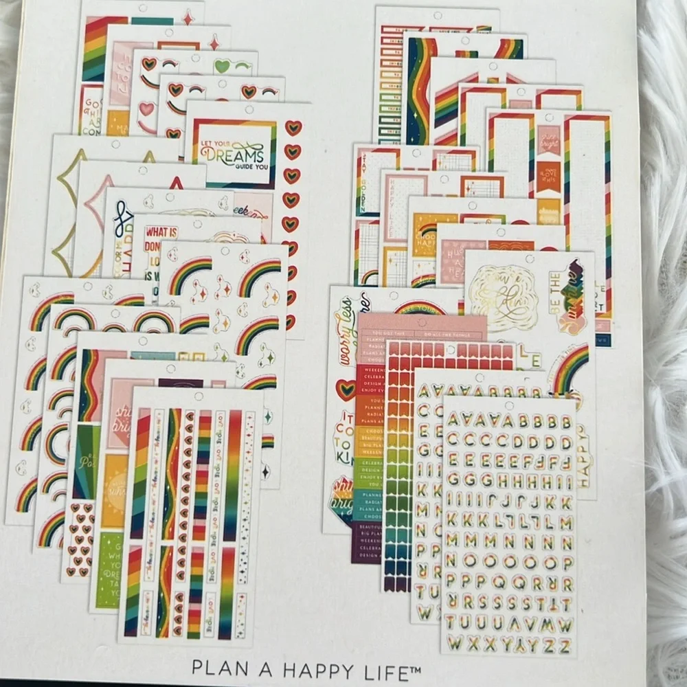 The Happy Planner Rainbow dreams sticker pack